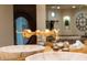 Bathroom with elegant gold faucet and vessel sink at 10721 E La Junta Rd, Scottsdale, AZ 85255