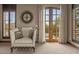 Bedroom with French doors opening to a balcony at 10721 E La Junta Rd, Scottsdale, AZ 85255