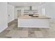 Updated kitchen with a large island and modern appliances at 4801 E Nisbet Rd, Scottsdale, AZ 85254