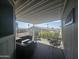 Covered patio with seating area and view of the neighborhood at 8700 E University Dr # 339, Mesa, AZ 85207