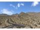 Aerial view of mountain landscape with roads at 5928 S 246Th Ln, Buckeye, AZ 85326