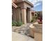 Attractive entryway with tile flooring and landscaping at 9510 W Menadota Dr, Peoria, AZ 85382