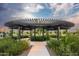 Relaxing covered gazebo with seating areas at 2428 W Rowel Rd, Phoenix, AZ 85085