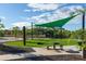 Shaded picnic area with tables and artificial turf at 2428 W Rowel Rd, Phoenix, AZ 85085