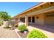 Covered patio with built-in grill and golf course view at 9565 W Marco Polo Rd, Peoria, AZ 85382