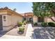 Well maintained curb appeal with walkway at 3285 N 159Th Ave, Goodyear, AZ 85395