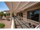 Covered patio with pergola offering shade and comfortable seating at 3285 N 159Th Ave, Goodyear, AZ 85395