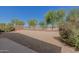 Large backyard with gravel landscaping at 42236 W Chisholm Dr, Maricopa, AZ 85138