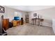 Home office with built-in shelving and a comfortable workspace at 514 S Marina Dr, Gilbert, AZ 85233