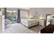 Cozy bedroom with water views and neutral decor at 514 S Marina Dr, Gilbert, AZ 85233