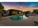 Relaxing pool area with a diving board and spacious deck at 21151 E Mewes Rd, Queen Creek, AZ 85142