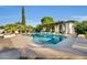 Inviting pool with spacious patio and a private casita at 21151 E Mewes Rd, Queen Creek, AZ 85142