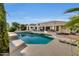Inviting backyard pool with a large patio and plenty of space for entertaining at 21151 E Mewes Rd, Queen Creek, AZ 85142