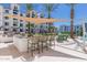 Outdoor kitchen with grills and seating area at 2511 W Queen Creek Rd # 425, Chandler, AZ 85248