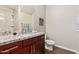 Bathroom features granite vanity and a shower/tub combo at 2511 W Queen Creek Rd # 425, Chandler, AZ 85248