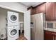 Convenient laundry room with side-by-side washer and dryer at 2511 W Queen Creek Rd # 425, Chandler, AZ 85248