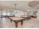 Game room with pool table and kitchen area at 2511 W Queen Creek Rd # 425, Chandler, AZ 85248