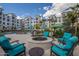 Resort-style pool with fire pit and comfortable seating at 2511 W Queen Creek Rd # 425, Chandler, AZ 85248
