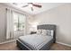 Bright bedroom with a comfortable bed and plenty of natural light at 2511 W Queen Creek Rd # 425, Chandler, AZ 85248