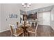 Modern dining area with kitchen view at 2511 W Queen Creek Rd # 425, Chandler, AZ 85248