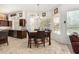Modern kitchen with an island, granite countertops, and ample cabinet space at 1201 W Washington Ave, Gilbert, AZ 85233