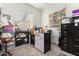 Home office with desk, storage, and craft supplies at 1201 W Washington Ave, Gilbert, AZ 85233