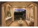 Relaxing pool house with seating and views at 10947 E Wingspan Way, Scottsdale, AZ 85255
