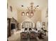 Spacious living area with high ceilings and views at 10947 E Wingspan Way, Scottsdale, AZ 85255