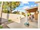 Private patio with covered seating area, perfect for outdoor relaxation at 8638 E Paraiso Dr, Scottsdale, AZ 85255