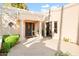 Inviting entryway with a grand door and well-manicured landscaping at 8638 E Paraiso Dr, Scottsdale, AZ 85255