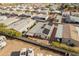 Aerial view of the house and surrounding neighborhood at 11596 W Sierra Dawn Blvd # 377, Surprise, AZ 85378