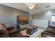 Spacious loft area with comfortable seating and large TV at 4882 E Amarillo Dr, San Tan Valley, AZ 85140