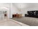 Dining room with a chandelier and built-in wine rack at 15029 W Minnezona Ave, Goodyear, AZ 85395