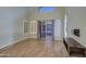 Spacious living room with sliding doors to backyard at 4944 W Oraibi Dr, Glendale, AZ 85308