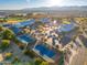 Aerial view of community tennis courts and clubhouse at 18112 W Spencer Dr, Surprise, AZ 85374
