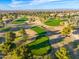 Aerial view of the golf course at 18112 W Spencer Dr, Surprise, AZ 85374