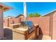 Built-in stainless steel grill with side burner at 18112 W Spencer Dr, Surprise, AZ 85374