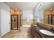 Spa-like bathroom with double sinks, shower, and soaking tub at 21320 N 56Th St # 2145, Phoenix, AZ 85054