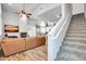 Bright living room with hardwood floors and a fireplace at 4216 N 27Th St # 106, Phoenix, AZ 85016
