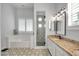 Spa-like bathroom with soaking tub, walk-in shower, and granite countertops at 4216 N 27Th St # 106, Phoenix, AZ 85016