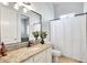 Clean bathroom with granite countertop and shower/tub combo at 4216 N 27Th St # 106, Phoenix, AZ 85016