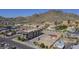 Aerial view of modern townhomes nestled in a mountain community at 507 E Mountain View Rd, Phoenix, AZ 85020