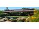 Charming train station with pond and landscaping at 41253 N Whistling Strait Ct, Anthem, AZ 85086