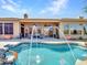 Inviting swimming pool with water features at 3220 W Feather Sound Dr, Anthem, AZ 85086