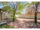 Backyard view with shed and patio area at 12030 N 36Th St, Phoenix, AZ 85028