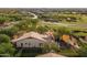 Aerial view of house showcasing backyard and surrounding landscape at 17426 E Desert Vista Trl, Rio Verde, AZ 85263