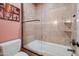Clean bathroom with a shower/tub combination at 8989 N Gainey Center Dr # 114, Scottsdale, AZ 85258
