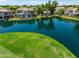 Community with lakefront properties and lush landscaping at 8989 N Gainey Center Dr # 114, Scottsdale, AZ 85258