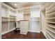 Large walk-in closet with ample shelving and hanging space at 8989 N Gainey Center Dr # 114, Scottsdale, AZ 85258