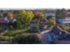 Aerial view of the property, showcasing the large yard and detached garage at 6614 W Sweetwater Ave, Glendale, AZ 85304